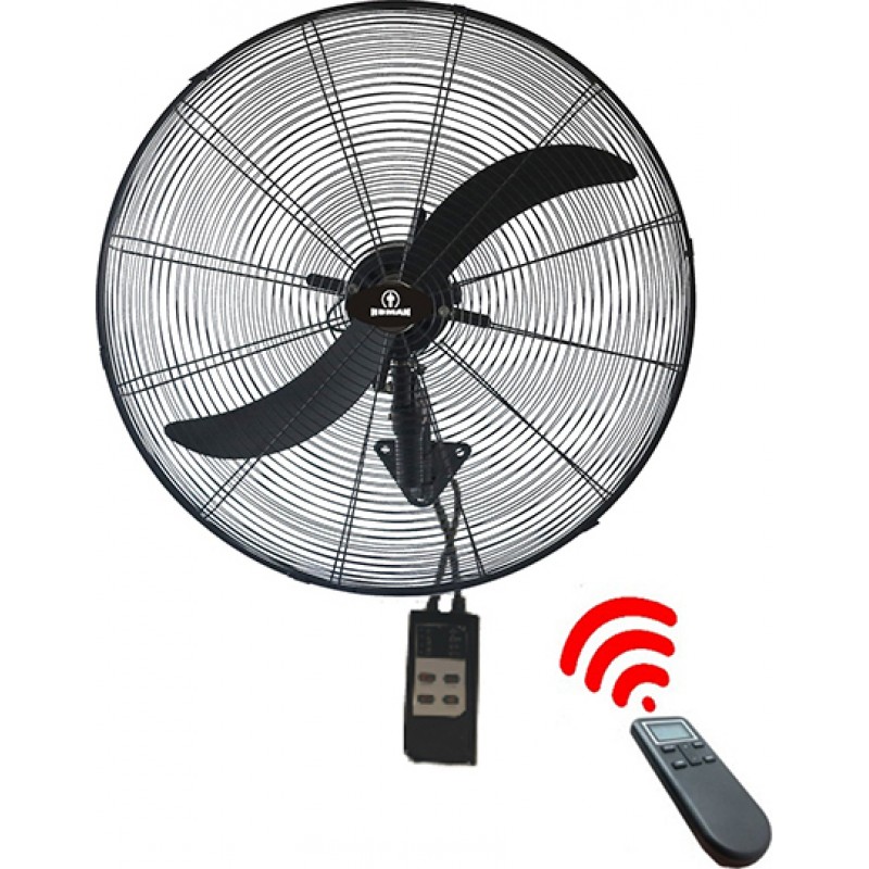 Human FLW-650HR Ανεμιστήρας Τοίχου 200W με Τηλεχειριστήριο 65cm